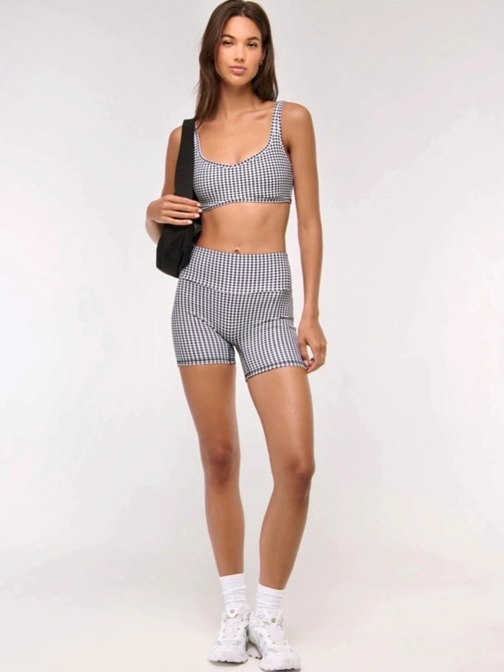 YPB Bike Shorts in Black & White Like New
